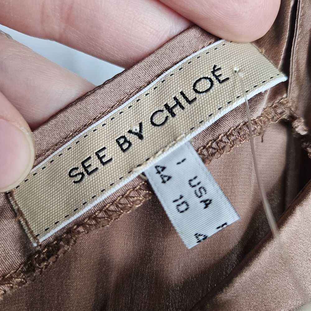 Vintage See by Chloe Silk Slip Dress - Picture 4 of 13